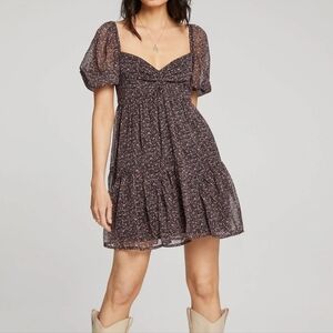 Saltwater Luxe Mini Dress Floral nwot